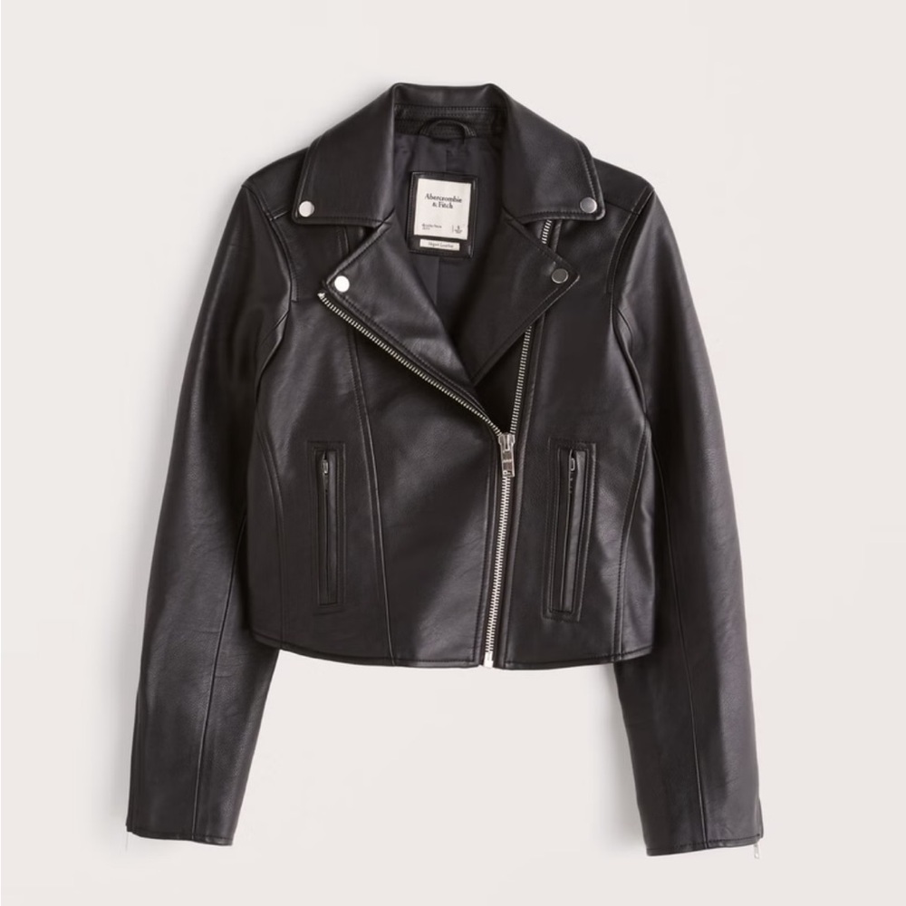 Vegan Leather Moto Jacket